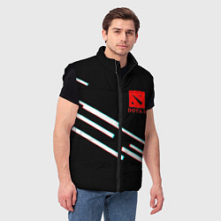 Мужской жилет DOTA2 lines, цвет: 3D-черный — фото 2