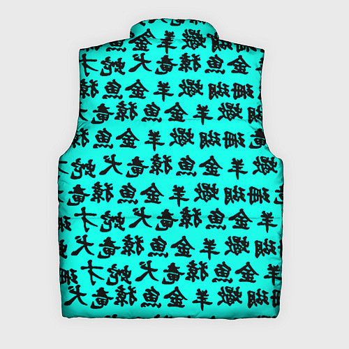 Мужской жилет Resident Evil japan pattern / 3D-Светло-серый – фото 2