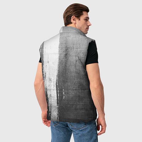 Мужской жилет Bullet For My Valentine - grey gradient по-вертика / 3D-Черный – фото 4