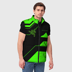 Мужской жилет Razer geometry game, цвет: 3D-черный — фото 2