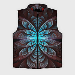 Мужской жилет Оптический узор психоделика, цвет: 3D-красный