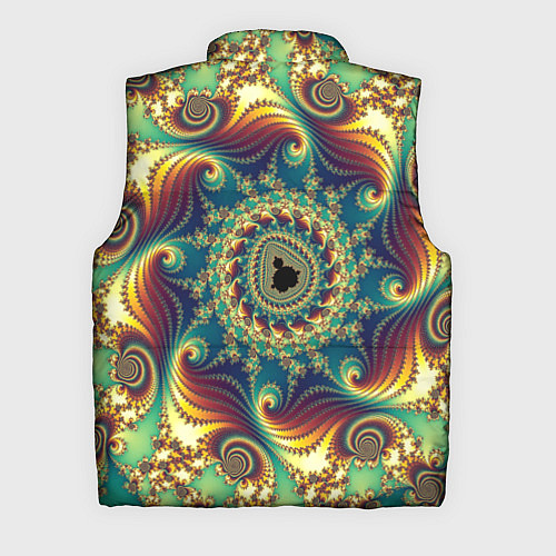 Мужской жилет Оптический узор текстура / 3D-Светло-серый – фото 2