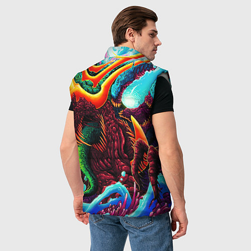Мужской жилет Doom monster mars / 3D-Светло-серый – фото 4
