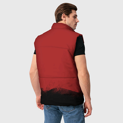 Мужской жилет Самурай на закате / 3D-Черный – фото 4