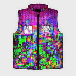Мужской жилет Vice city glitch game, цвет: 3D-светло-серый