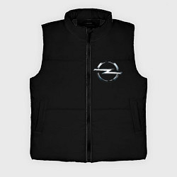 Мужской жилет Opel logo auto, цвет: 3D-черный