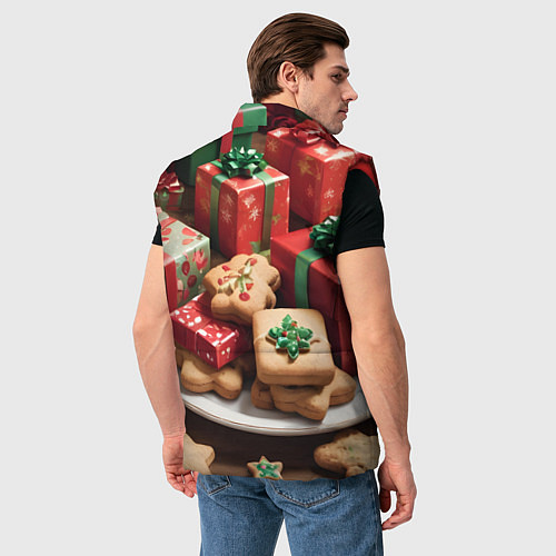 Мужской жилет Рождество подарки / 3D-Красный – фото 4