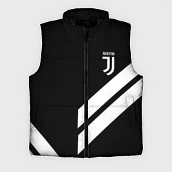 Мужской жилет Juventus line white, цвет: 3D-черный