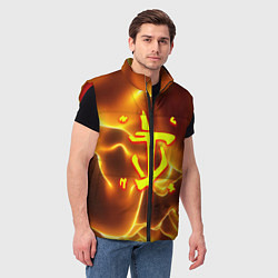 Мужской жилет Doom грозовой стиль марса, цвет: 3D-красный — фото 2