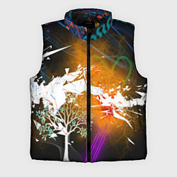 Мужской жилет Молния - дерево