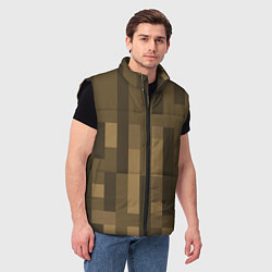 Мужской жилет Wood - Minecraft, цвет: 3D-черный — фото 2