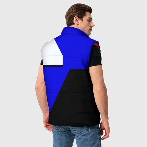 Мужской жилет Portal geometry steel game / 3D-Красный – фото 4