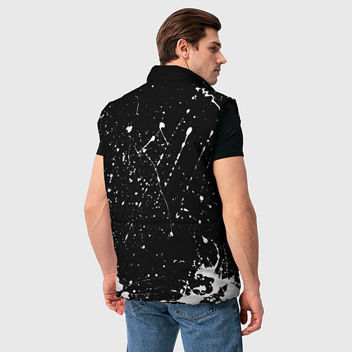Мужской жилет Venom logo / 3D-Черный – фото 4