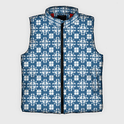 Мужской жилет Гжельская вуаль, цвет: 3D-красный