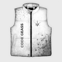 Мужской жилет Code Geass - white gradient вертикально, цвет: 3D-черный