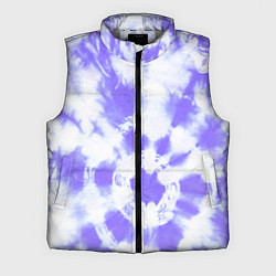 Мужской жилет Фиолетовый арт тай дай, цвет: 3D-светло-серый