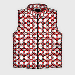 Мужской жилет Скандинавское плетение, цвет: 3D-красный