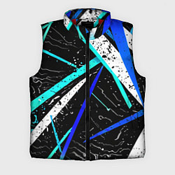 Мужской жилет Разноцветные праздничные линии, цвет: 3D-красный
