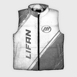 Мужской жилет Lifan - white gradient вертикально, цвет: 3D-черный