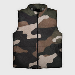 Мужской жилет Армейский камуфляж, цвет: 3D-светло-серый