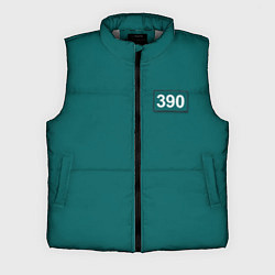 Мужской жилет Игрок 390 - Игра в кальмара, цвет: 3D-светло-серый