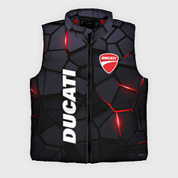 Мужской жилет Ducati - плиты с эффектом свечения, цвет: 3D-красный