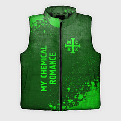 Мужской жилет My Chemical Romance - green gradient вертикально, цвет: 3D-черный