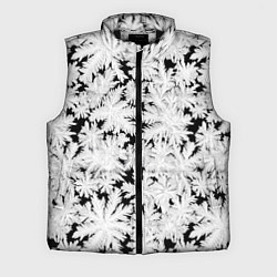 Мужской жилет Мороз на стекле, цвет: 3D-черный