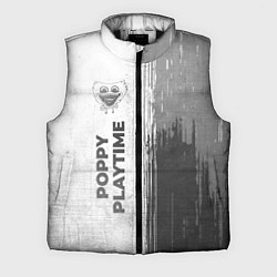 Мужской жилет Poppy Playtime - white gradient по-вертикали, цвет: 3D-черный