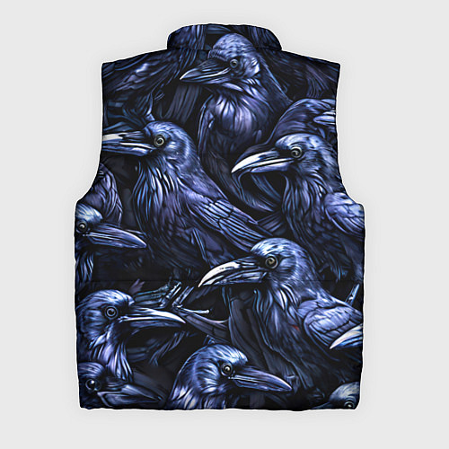 Мужской жилет Черные вороны / 3D-Светло-серый – фото 2