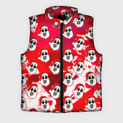 Мужской жилет Funny Santa clown Art in blood, цвет: 3D-светло-серый