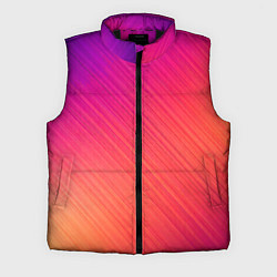 Мужской жилет Градиент в косую полоску, цвет: 3D-черный