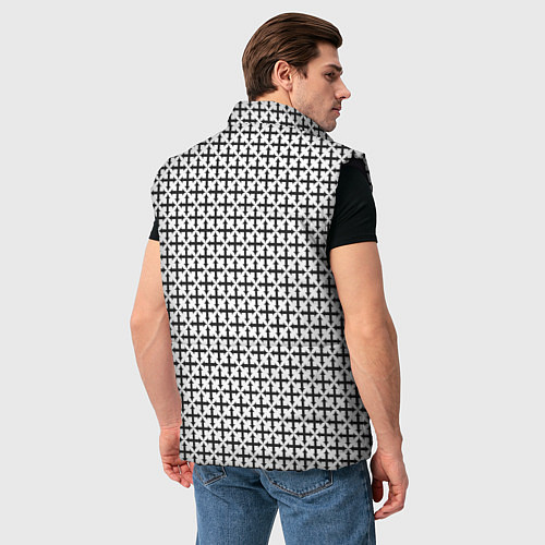 Мужской жилет Перекрёсток / 3D-Черный – фото 4