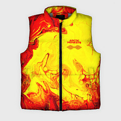 Мужской жилет Arctic Monkeys - ядовитые подтеки, цвет: 3D-светло-серый