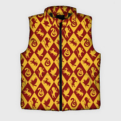 Мужской жилет Гарри Поттер факультеты, цвет: 3D-черный