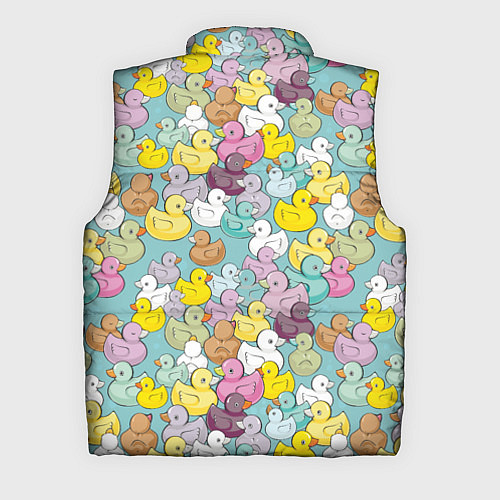 Мужской жилет Уютные уточки / 3D-Светло-серый – фото 2