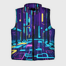 Мужской жилет Неоновый парк, цвет: 3D-светло-серый