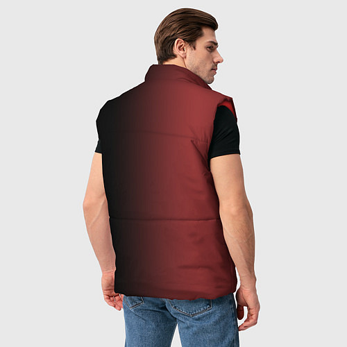 Мужской жилет Subaru и череп / 3D-Красный – фото 4