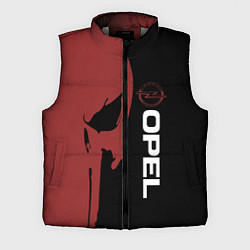 Мужской жилет Опель и череп, цвет: 3D-светло-серый