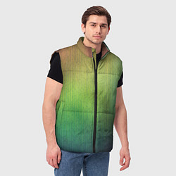 Мужской жилет Цветной металл с градиентом, цвет: 3D-черный — фото 2