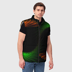 Мужской жилет Оптический дым текстура, цвет: 3D-светло-серый — фото 2