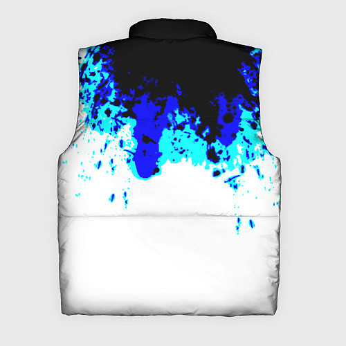 Мужской жилет Синяя кровь андроида / 3D-Светло-серый – фото 2