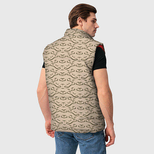 Мужской жилет Виньетка / 3D-Красный – фото 4