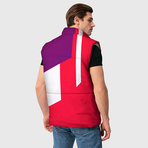 Мужской жилет BMW geometry sport / 3D-Светло-серый – фото 4