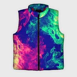 Мужской жилет Огненный стиль текстура, цвет: 3D-красный