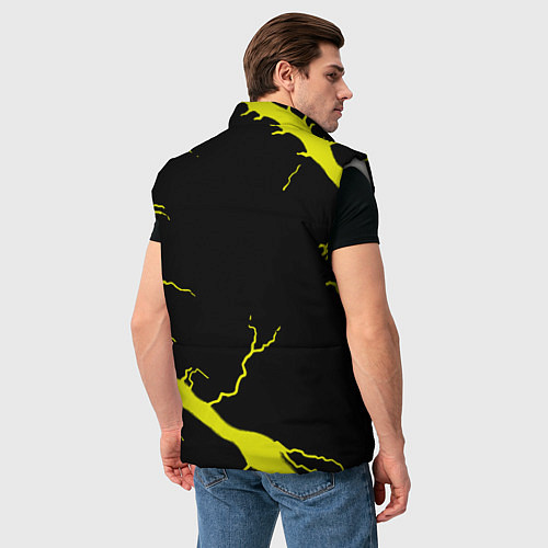 Мужской жилет Россия шторм герб / 3D-Светло-серый – фото 4