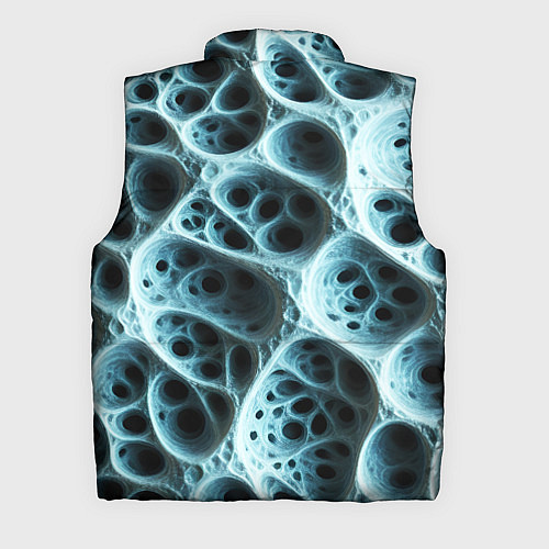 Мужской жилет Белая пористая структура / 3D-Светло-серый – фото 2