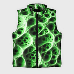 Мужской жилет Зелёная пористая структура, цвет: 3D-светло-серый