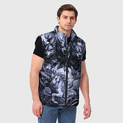 Мужской жилет Мифические существа с стиле тату, цвет: 3D-черный — фото 2