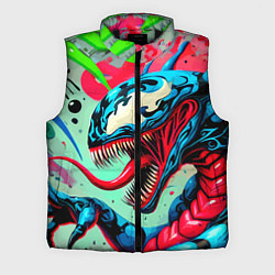 Мужской жилет Свирепый Веном - граффити, цвет: 3D-черный